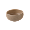 Natural yellow enamel round bowl